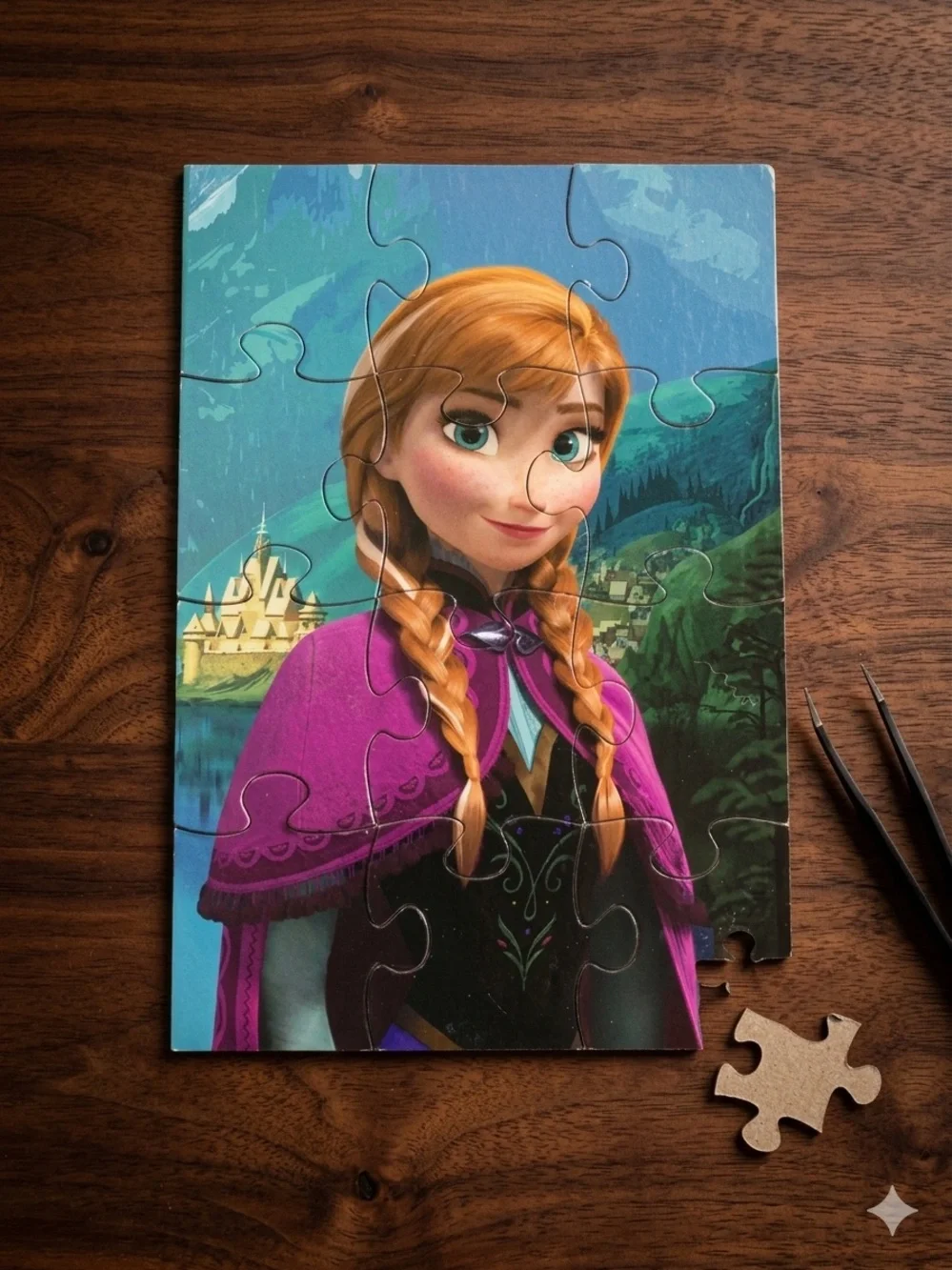 Disney Frozen Wooden Puzzle Bundle – Anna, Elsa & Friends – Kids Jigsaw Lot